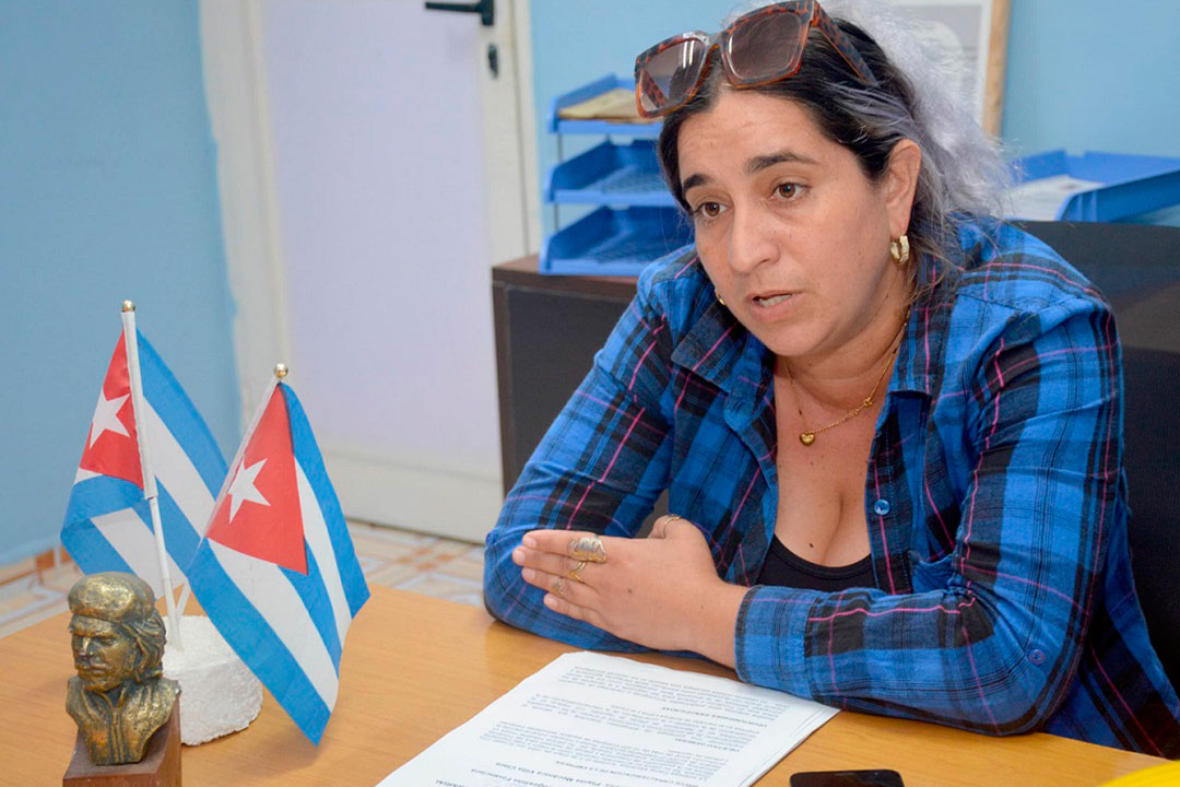 Ariadna Gattorno Ramírez, directora de la UEB Pailería y Maquinado.