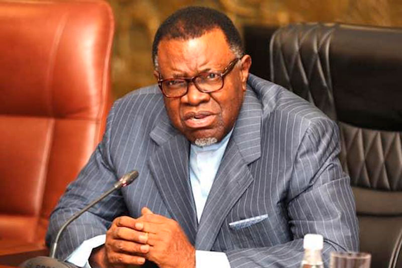 Hage Gotfried Geingob, presidente de Namibia fallecido el 4 de febrero de 2024.