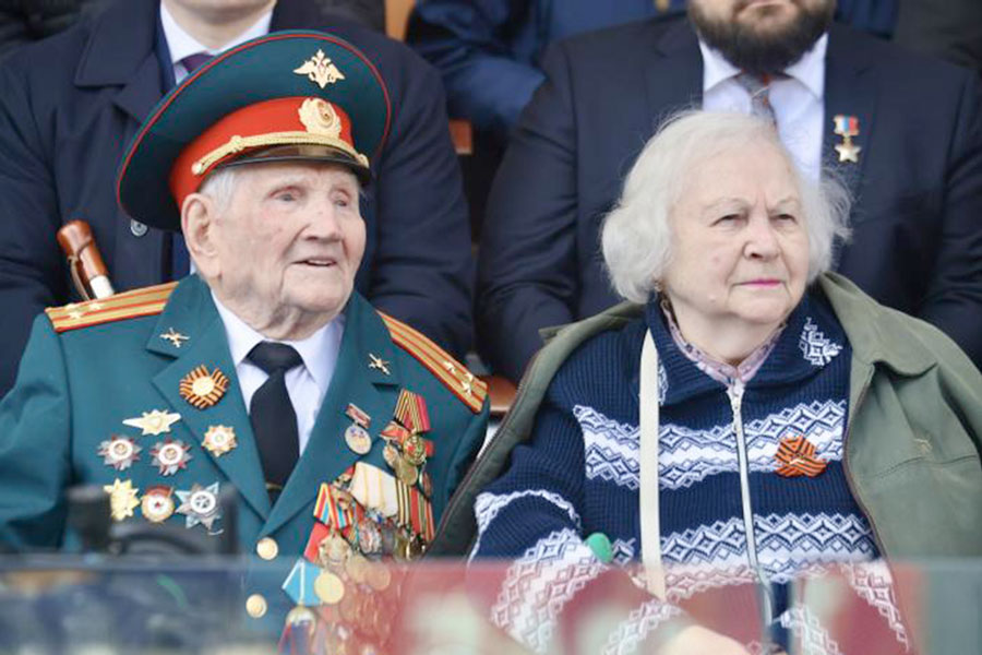 Veteranos de la Gran Guerra Patria.