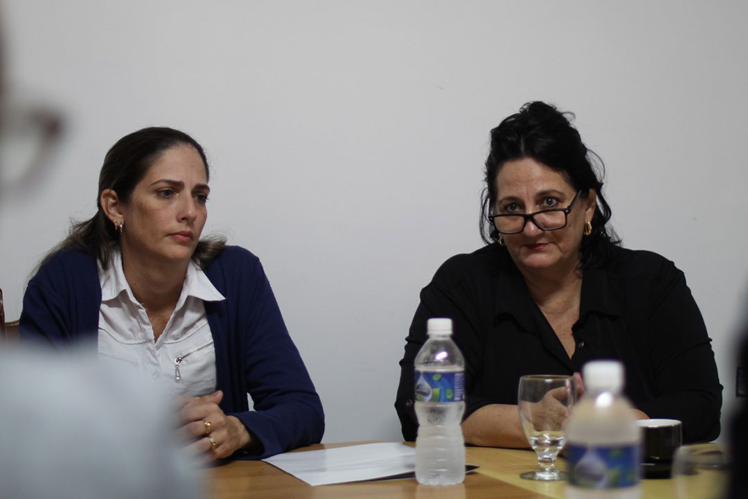 Danay Álvarez Mesa y Edelys Saavedra Rodríguez.