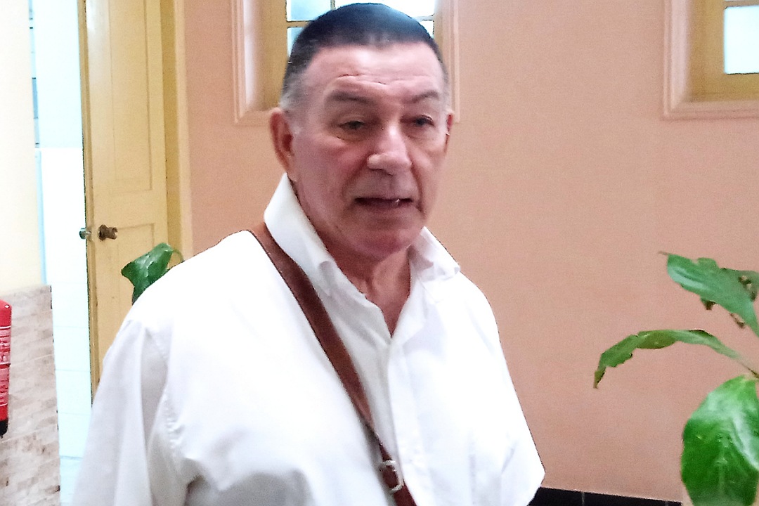 Omar Medina, jefe de Seguridad y Protección del hotel central.