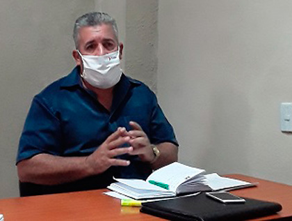 Julio Morales Verea, secretario general de la CTC en Villa Clara.