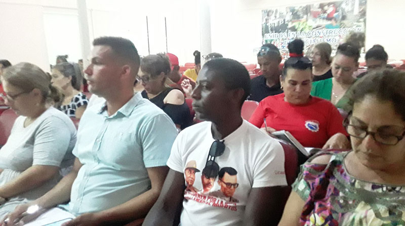 Participantes en el Pleno provincial de la CTC.