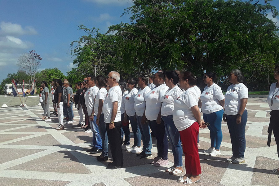 Delegados de Sancti Spíritus, Cienfuegos, Ciego de Ávila y Villa Clara a la 
