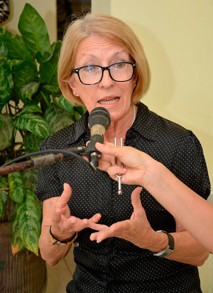 Iris Menéndez Pérez, expresidenta de la Federación de Mujeres Cubanas en Villa Clara y delegada del Icap en la provincia. Iris Menéndez Pérez, expresidenta de la Federación de Mujeres Cubanas en Villa Clara y delegada del Icap en la provincia.