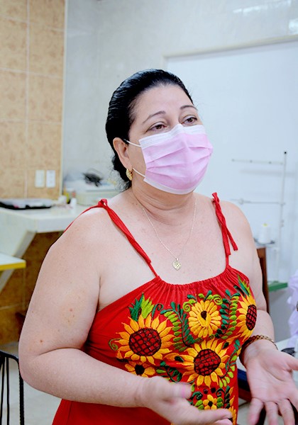 Zoraida Aguilera, jefa de la mypime Zocoser. Zoraida Aguilera, jefa de la mypime Zocoser.