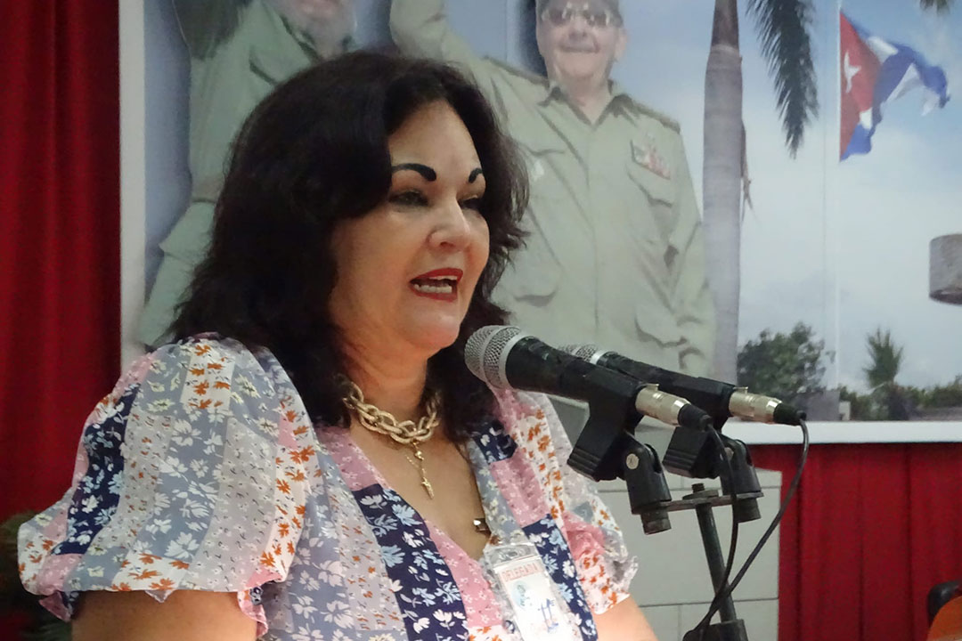Mayelín Díaz, secretaria de la FMC en Villa Clara.