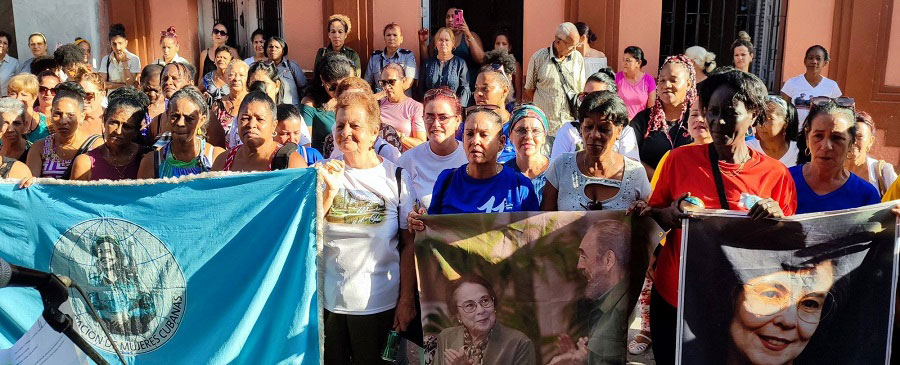 Federadas celebran obtención de la sede del acto nacional por el 23 de agosto.