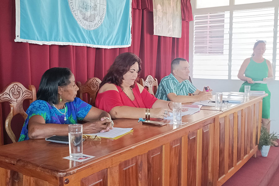 Mayelín Díaz Rodríguez, secretaria de la FMC en Villa Clara.