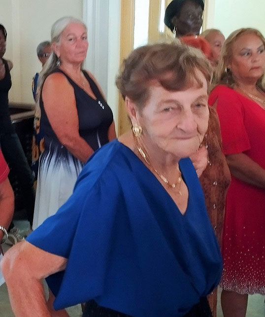 Esther Castillo Rodríguez, federada destacada de Corralillo, Villa Clara.