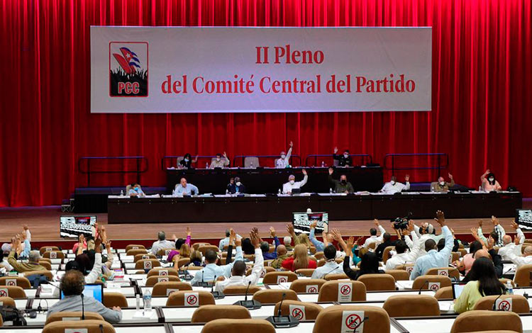 Pleno del Comité Central del Partido Comunista de Cuba.