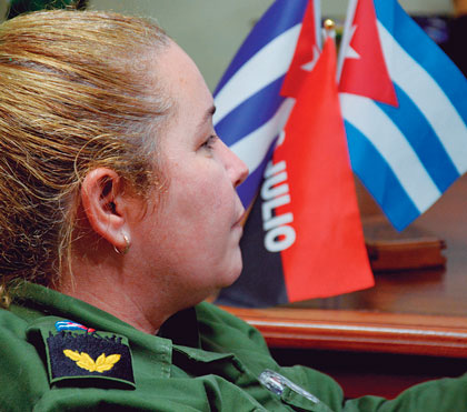 Yudí Rodríguez Hernández, primera secretaria del Partido en Villa Clara. Yudí Rodríguez Hernández, primera secretaria del Partido en Villa Clara.
