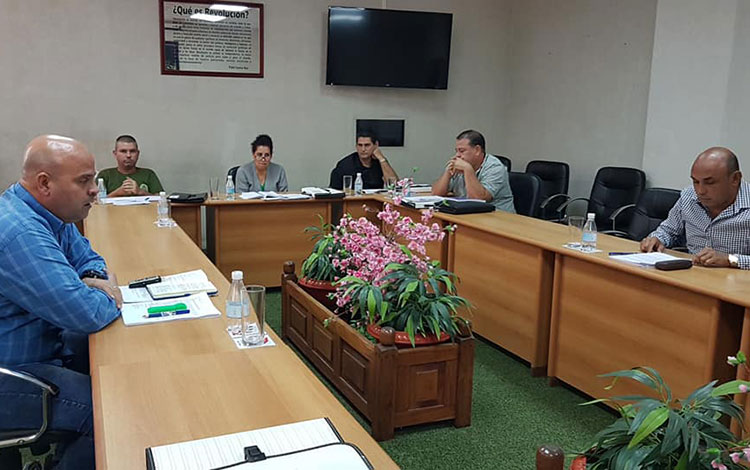 Reunión del Buró Provincial del Partido en Villa Clara.