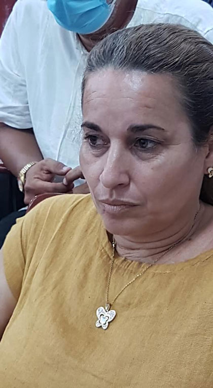 Ania Leidy Falcón Abreus, jefa del Departamento Ideológico del Comité Provincial del Partido en Villa Clara. Ania Leidy Falcón Abreus, jefa del Departamento Ideológico del Comité Provincial del Partido en Villa Clara.
