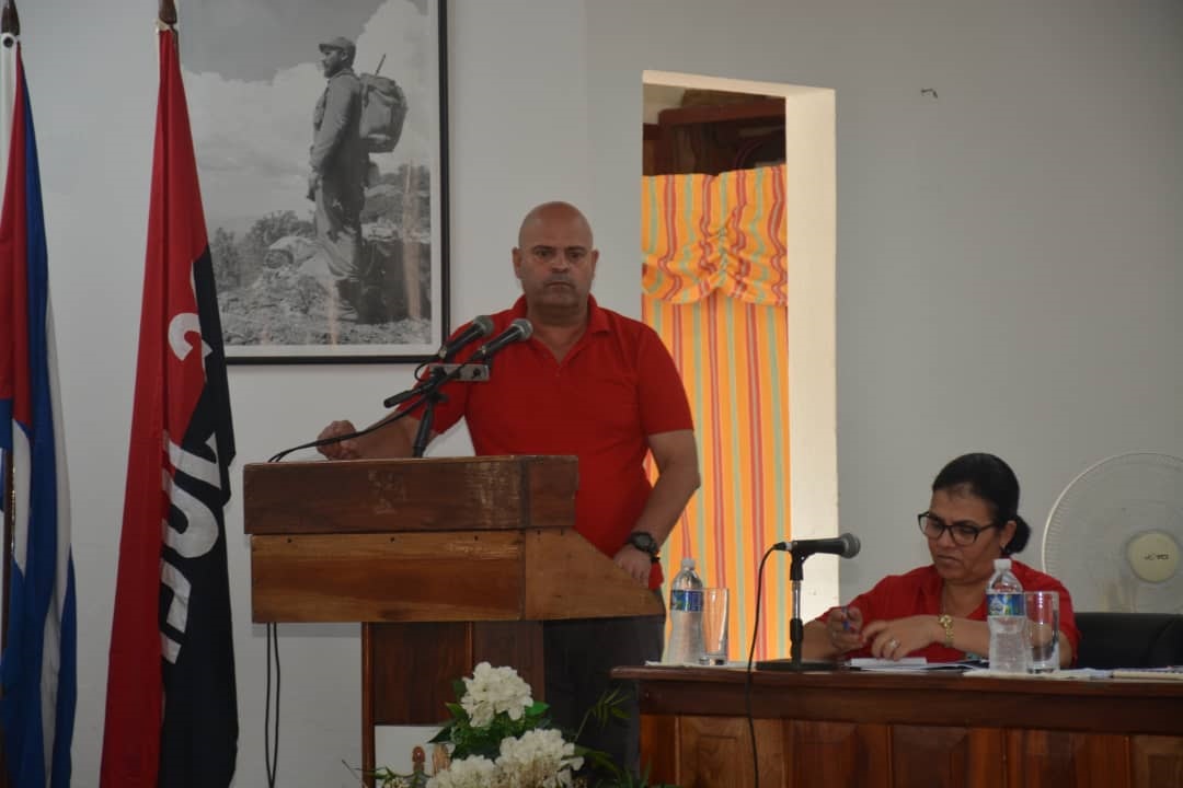 Osnay Miguel Colina, primer secretario del PCC en Villa Clara.