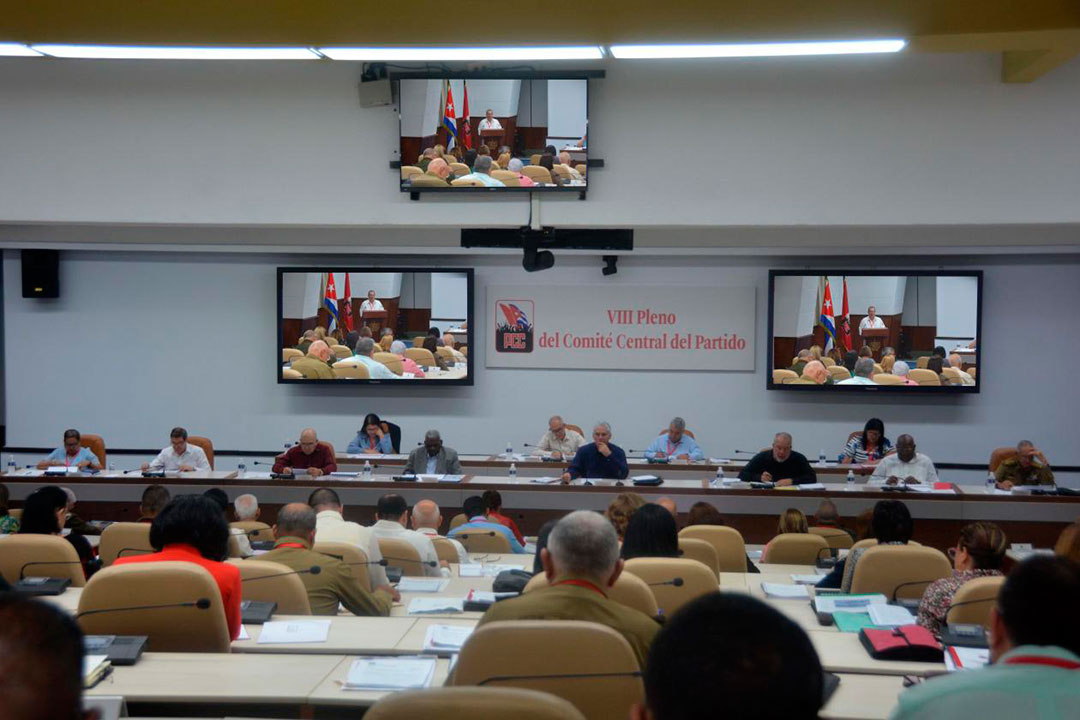 VIII Pleno del Comité Central del Partido Comunista de Cuba.