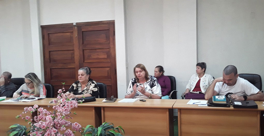 n el encuentro, Digna Morales Molina, directora del GEC.