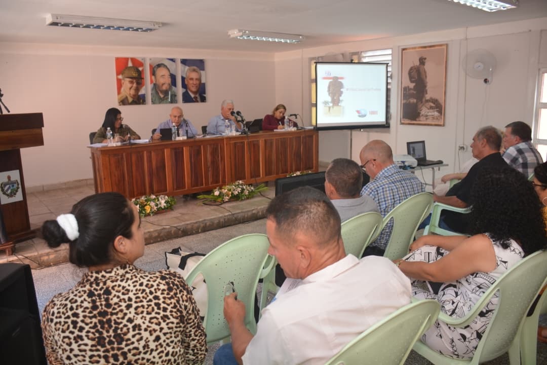 Reunión de conclusiones de la visita a Remedios y Caibarién.