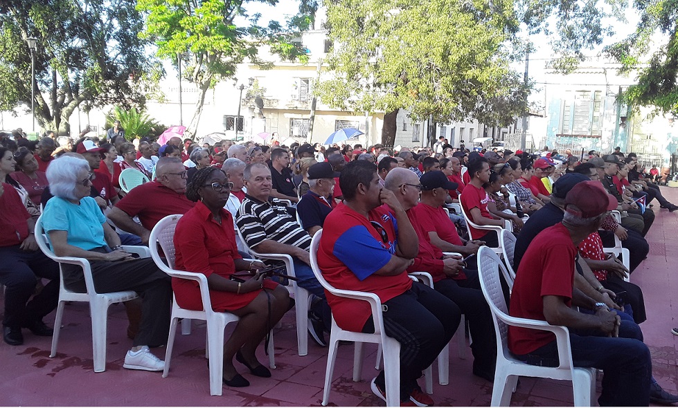 Acto por el 26 de julio en Santa Clara.