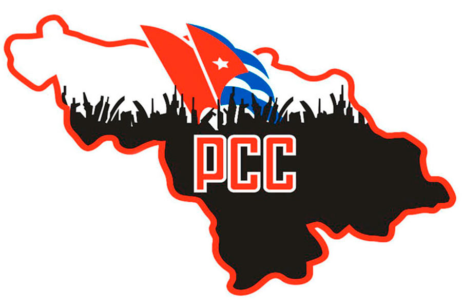 Logo del PCC con el mapa de Villa Clara.