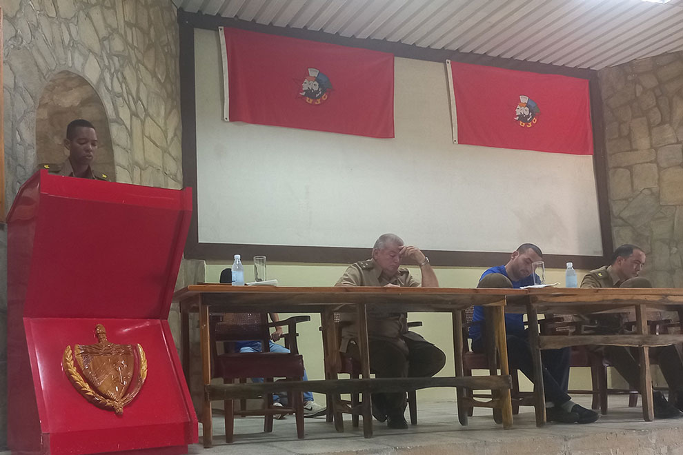 Capitán Ernesto Menéndez Cruz, organizador de la UJC en la Región Militar Villa Clara.