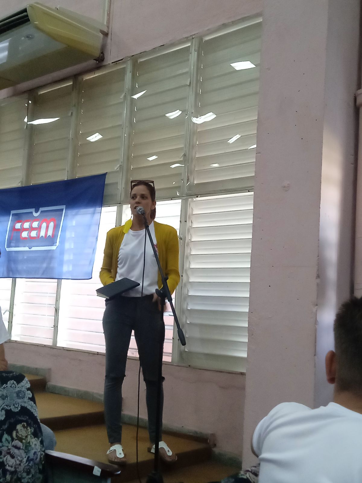 Delegada a la asamblea municipal de la UJC, Santa Clara