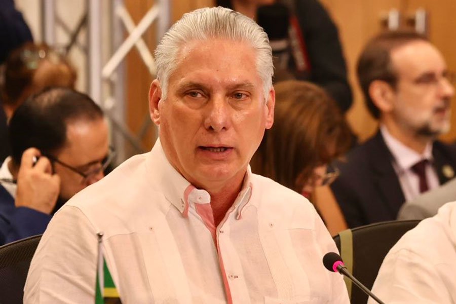 Presidente cubano, Miguel Díaz-Canel.