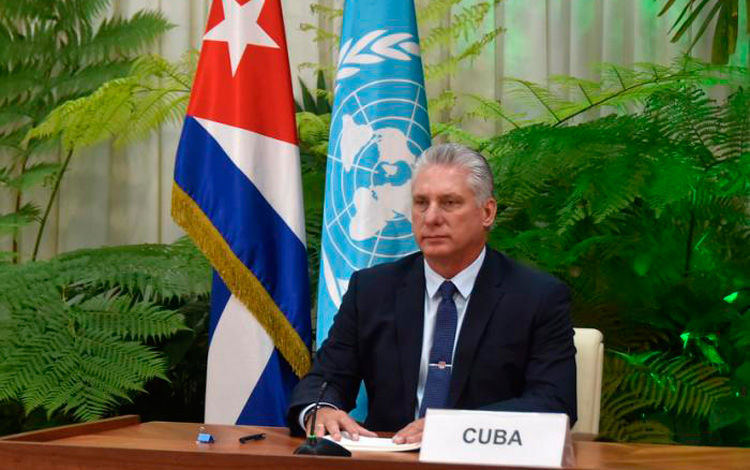 Presidente cubano Miguel Díaz-Canel Bermúdez