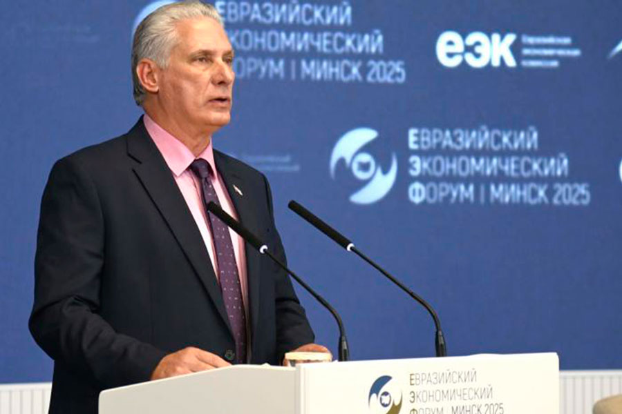Presidente cubano, Miguel Díaz-Canel.