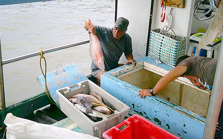 Jua Carlos Perdomo, pescador de Caibarién.