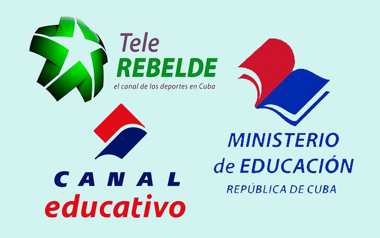 Canales Educativo y Telerebelde y Ministerio de Educación de Cuba.