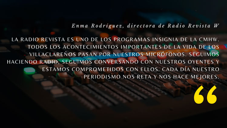 Opinión de Enma Rodrí­guez Aguilera, directora de Radio Revista W.