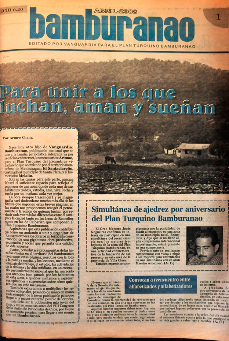 Suplemento Bamburanao, del periódico Vanguardia. Suplemento Bamburanao, del periódico Vanguardia.