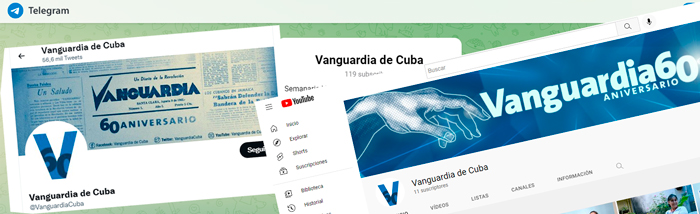 Redes sociales del periódico Vanguardia. Redes sociales del periódico Vanguardia.