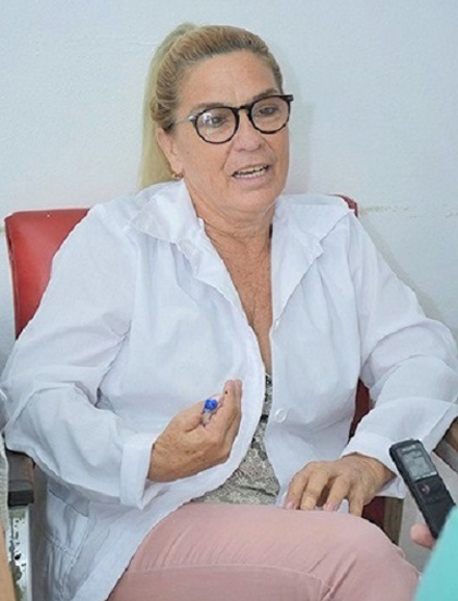Doctora Mercedes Delgado.