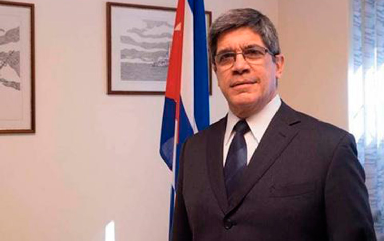 Carlos Fernández de Cossío, director general a cargo de Estados Unidos del Ministerio de Relaciones Exteriores de Cuba.