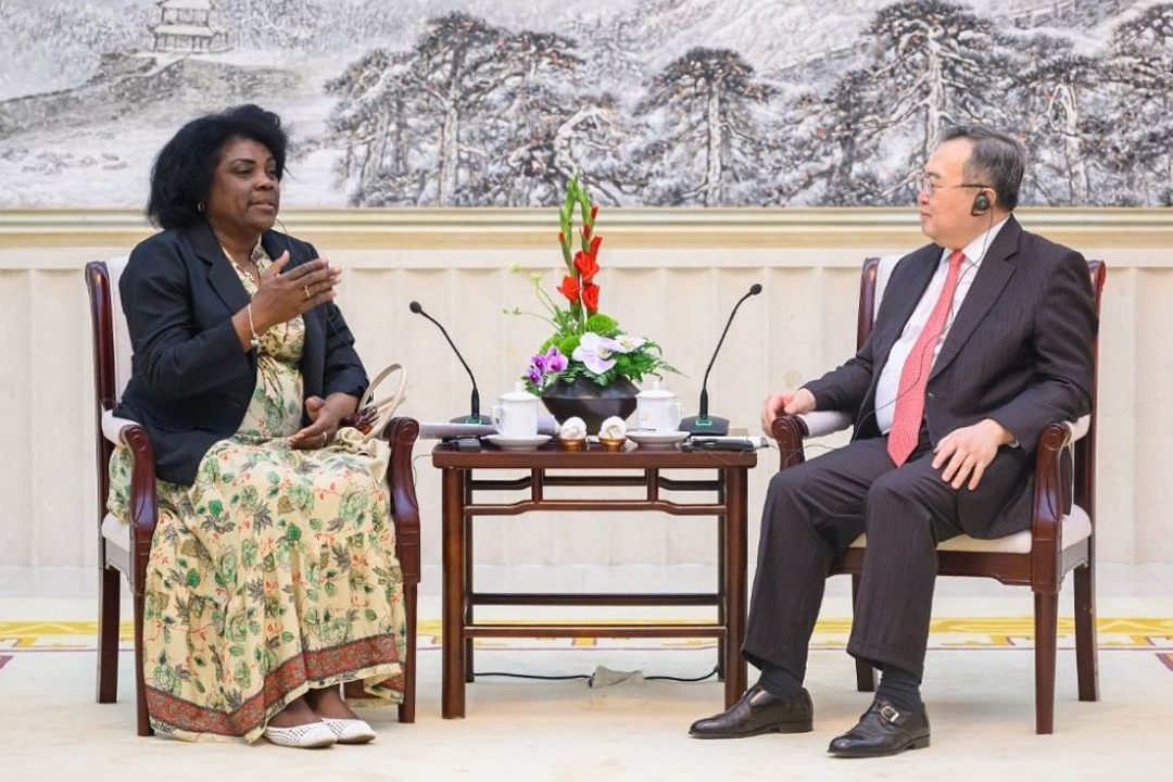 Beatriz Johnson y Liu Jianchao