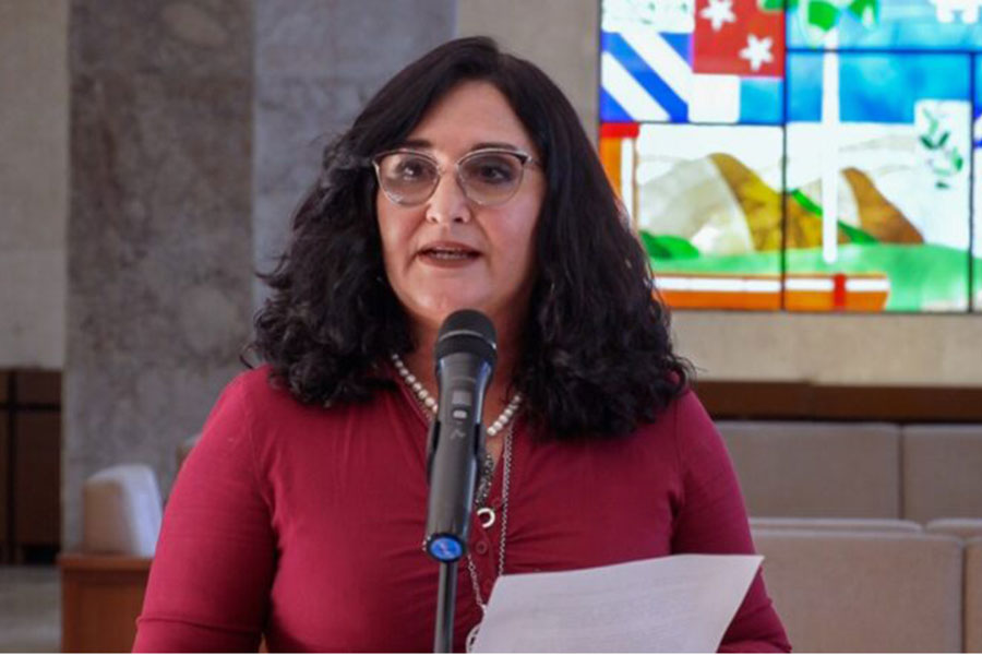 ohana Tablada, subdirectora general de EE. UU. del ministerio de Relaciones Exteriores de Cuba.