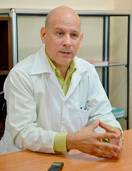 Dr. Neil Reyes Miranda, director del Centro Provincial de Higiene, Epidemiología y Microbiología
