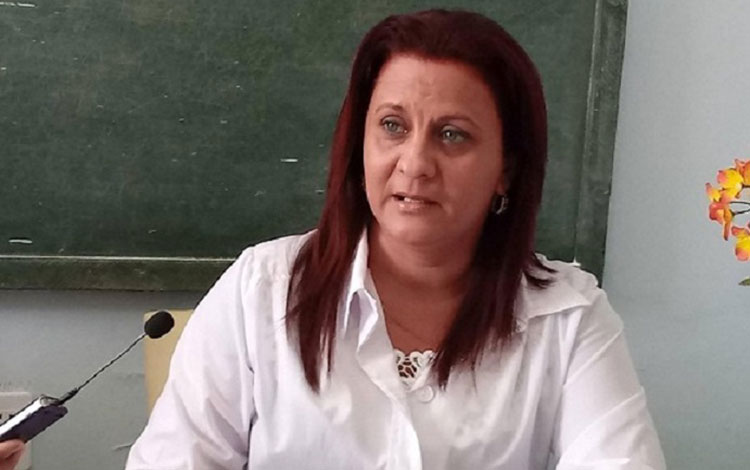 Doctora Gretza Sánchez Padrón,  directora provincial de Salud Pública en Villa Clara.