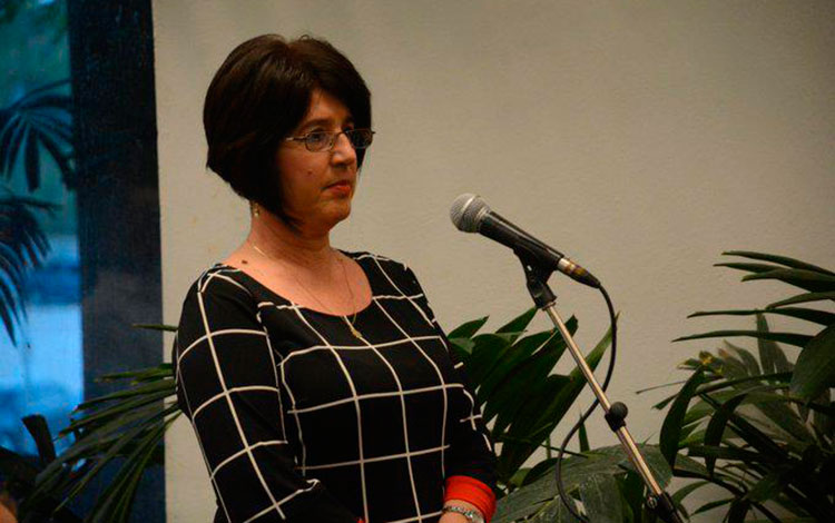 Marta Elena Feito, ministra de Trabajo y Seguridad Social de Cuba. Marta Elena Feito, ministra de Trabajo y Seguridad Social de Cuba.