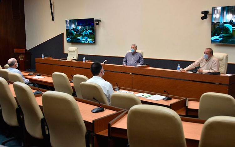 Reiunión grupo de trabajo temporal para la prevención y el control del nuevo coronavirus, para 