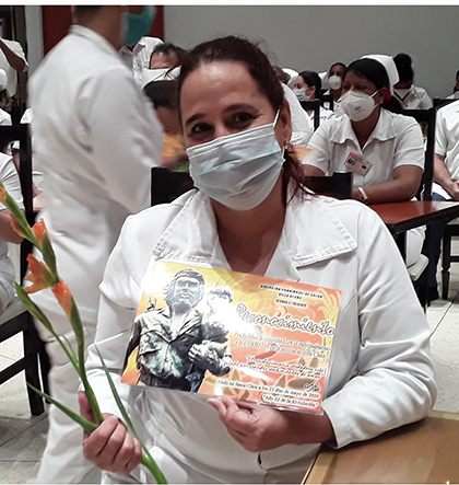 La enfermera Ismaray Martínez Urbay La enfermera Ismaray Martínez Urbay