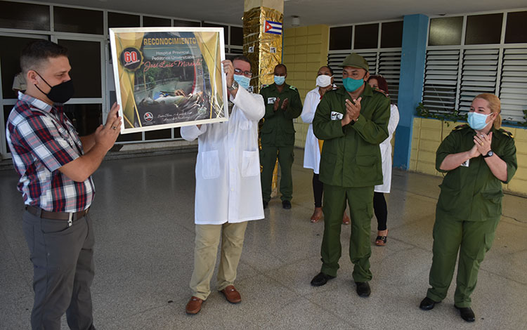 Reconocimiento al hospital pediátrico José Luis Miranda por sus 60 años de labor. Reconocimiento al hospital pediátrico José Luis Miranda por sus 60 años de labor.