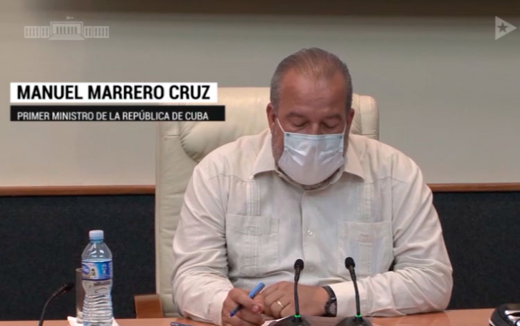 Manuel Marrero Cruz, primer ministro de Cuba.
