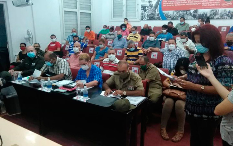 Reunión de análisis de ls situación epidemiológica en Villa Clara.