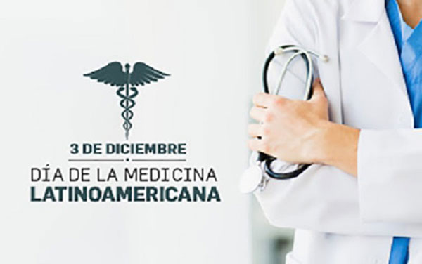Cartel por el Día de la Medicina Latinoamericana.