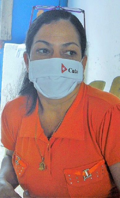 Mayelí­n Rodrí­guez Santana, secretaria general del Sindicato de la Salud en Villa Clara.