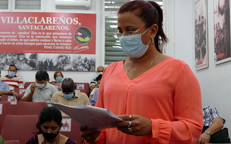 Doctora Gretza Sánchez, directora de Salud en Villa Clara, informa sobre estado de la COVID-19. Doctora Gretza Sánchez, directora de Salud en Villa Clara, informa sobre estado de la COVID-19.