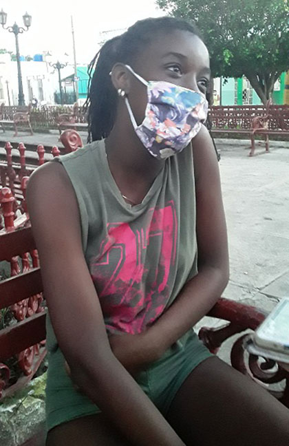 Joven estudiante de Santo Domingo.